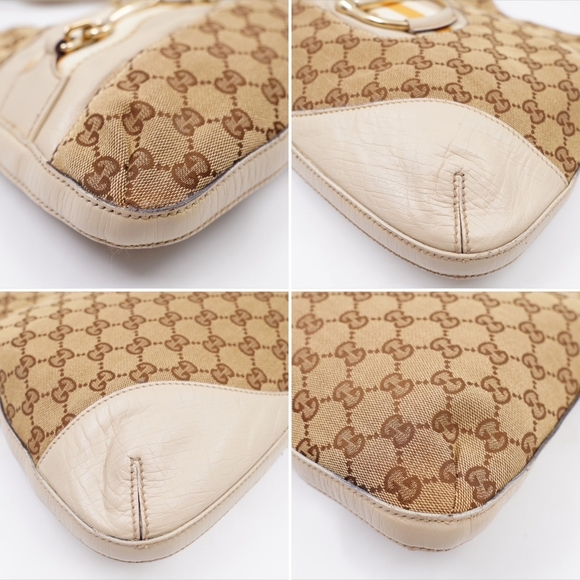 AJ29❤️ Gucci GG Hasler Horsebit Hobo Bag - Picture 11 of 13